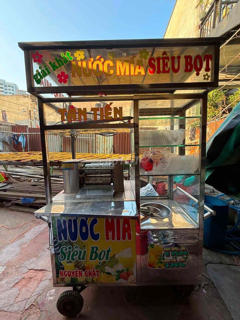 Xe nước mía Inox Siêu bọt 9 chủ. Mua bán Đồ chuyên dụng, Giống nuôi trồng tại Quận Bình Tân Tp Hồ Chí Minh được đăng bởi Tuấn Phan hình 1