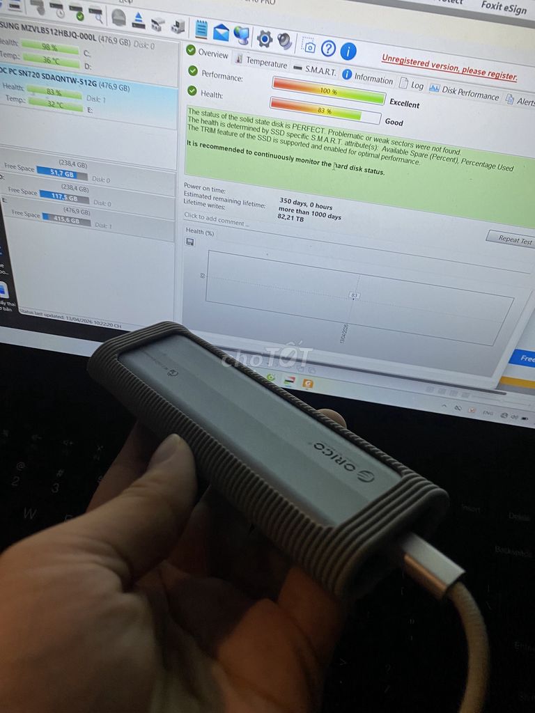 Ổ cứng SSD Orico 512GB Xám. Mua bán Linh kiện (RAM, Card...) tại Thành phố Vinh Nghệ An được đăng bởi Tên chưa cung cấp hình 1