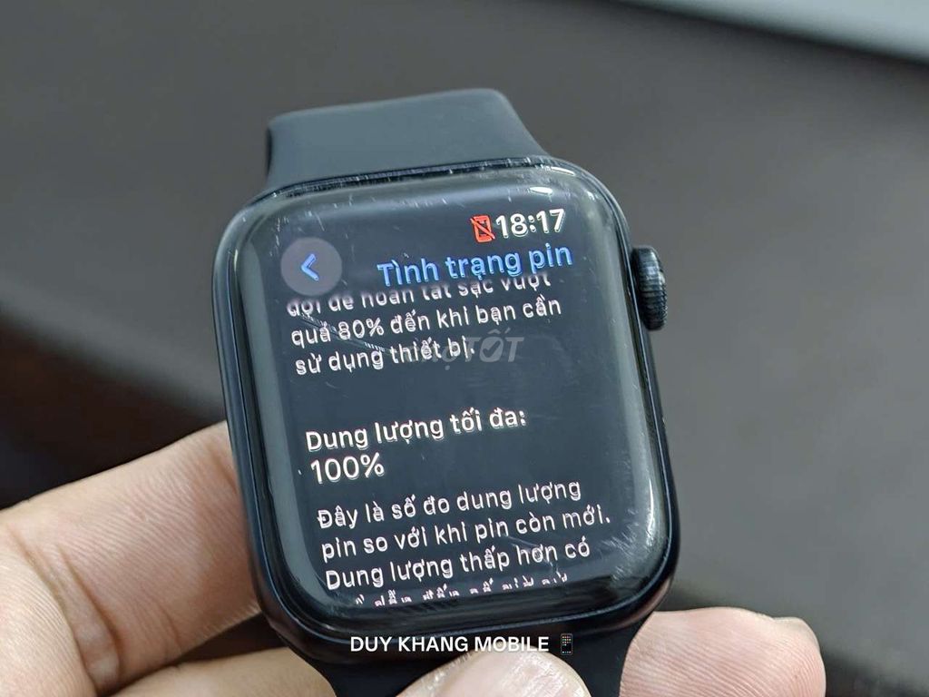 Apple Watch SE 2 GPS 44mm Đen Pin 100%. Mua bán Thiết bị đeo thông minh tại Quận Ninh Kiều Cần Thơ được đăng bởi Lê Khang hình 1