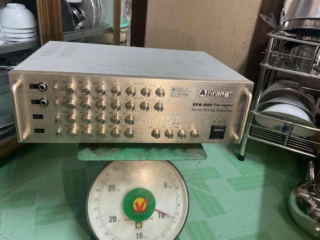 Amply karaoke Arirang SPA-909 Bạc 450W zin đẹp. Mua bán Tivi, Âm thanh tại Thành phố Thủ Đức Tp Hồ Chí Minh được đăng bởi Phan Hoàng Long hình 1