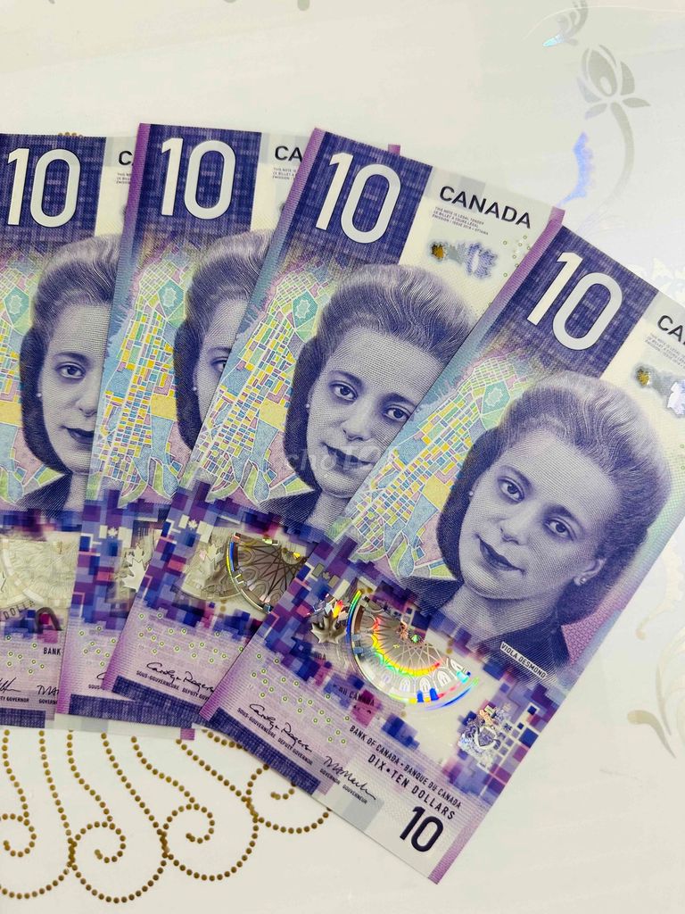 Tiền giấy Canada 10 đô la Polymer Tím. Mua bán Đồ sưu tầm, đồ cổ tại Quận Gò Vấp Tp Hồ Chí Minh được đăng bởi Gyunchan  hình 1