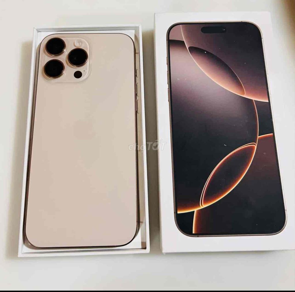 iPhone 16 Pro Max 256GB Gold FULLBOX BH APPLE 2025. Mua bán Điện thoại tại Quận 10 Tp Hồ Chí Minh được đăng bởi iStockHCM hình 1
