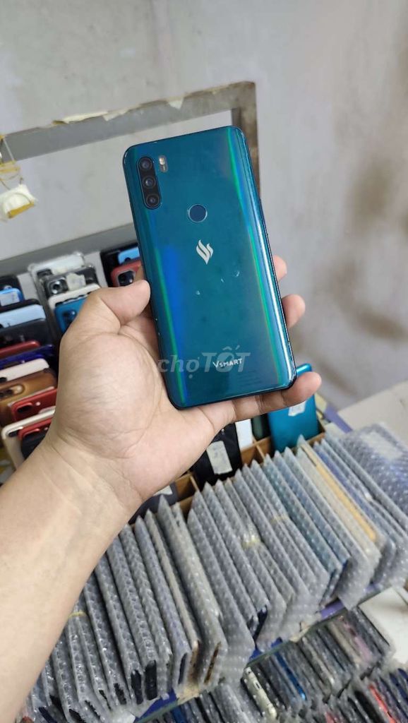 Vsmart active 3, ram 6gb, 2sim, cày game. Mua bán Điện thoại tại Quận Gò Vấp Tp Hồ Chí Minh được đăng bởi A LONG   nhận thanh toán THẺ TÍN DỤNG hình 1