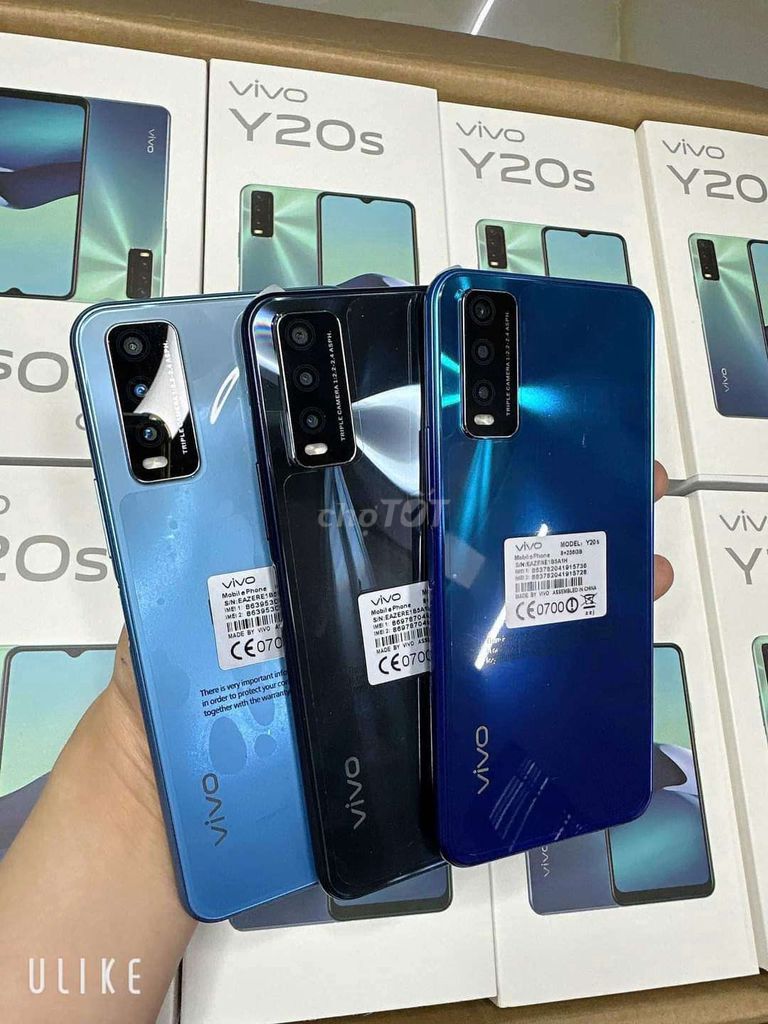 Vivo y20s Full box 8/256 bh dài