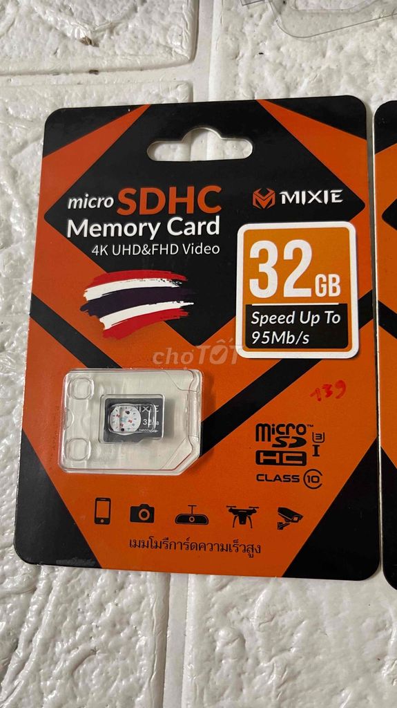 Thẻ nhớ Micro SDHC 32 GB full HD