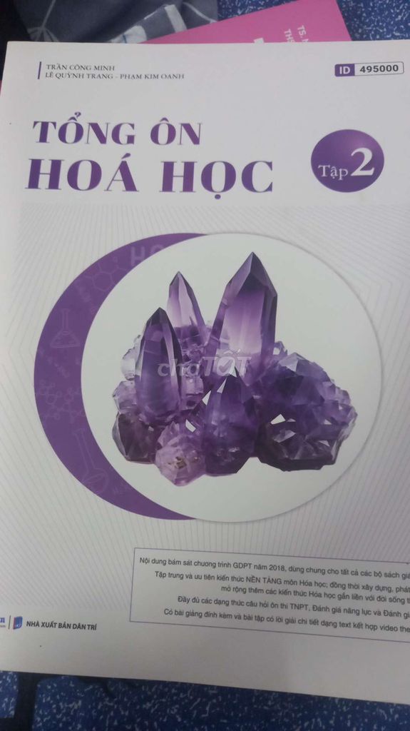 Sách Giáo Khoa Hóa Học Trần Công Minh Tập 2. Mua bán Sách tại Huyện Lương Sơn Hòa Bình được đăng bởi pham phương anh hình 1