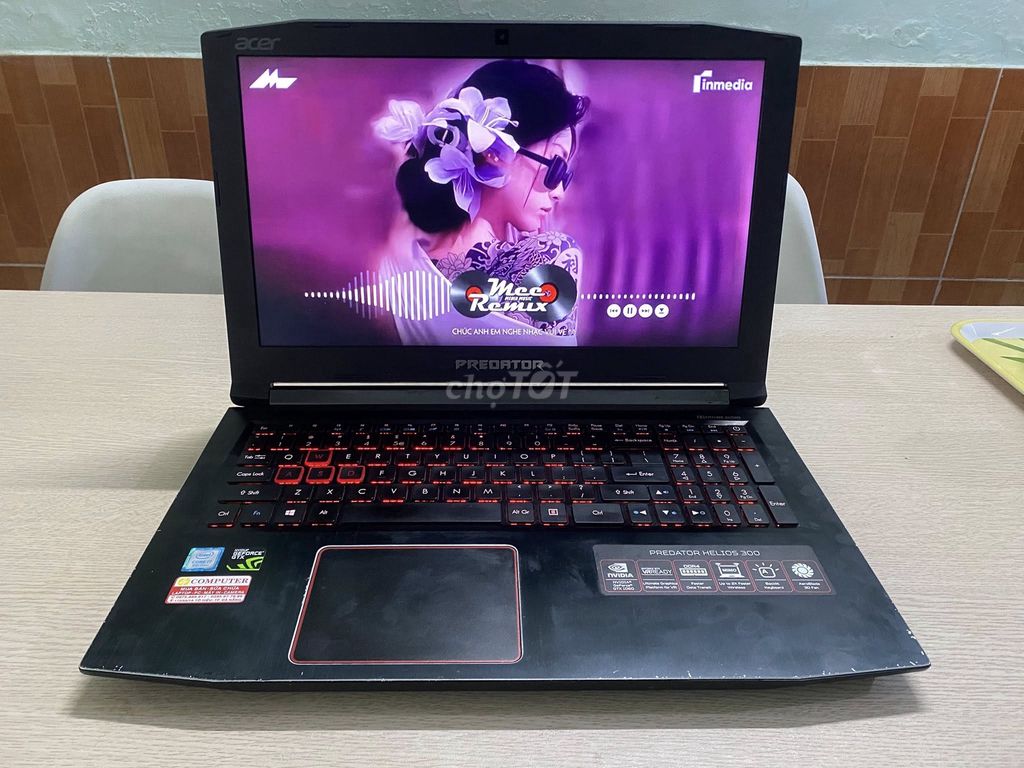 Acer Predator i7-8750H/8GB/256GB/1060 6g. Mua bán Laptop tại Quận Cẩm Lệ Đà Nẵng được đăng bởi Laptop Cũ Đà Nẵng hình 1