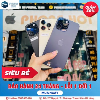 🔥🔥🔥 IPHONE 14PRM 128G/256G 🔥🔥🔥 BẢO HÀNH 24 THÁNG