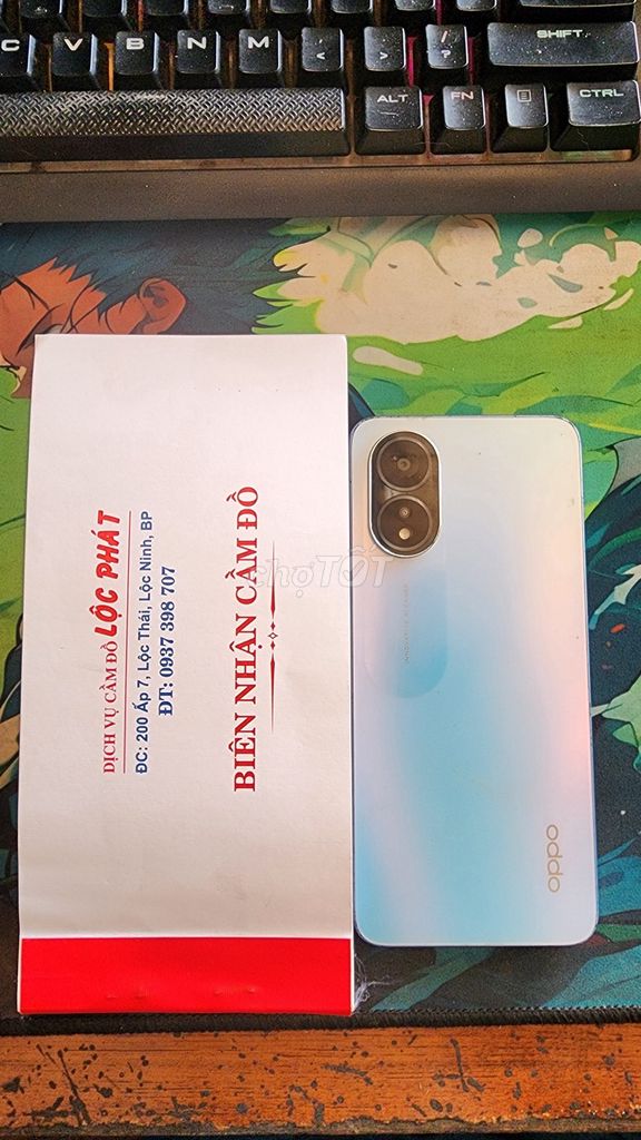 Thanh lý Oppo A18 4GB/64GB Xanh. Mua bán Điện thoại tại Huyện Lộc Ninh Bình Phước được đăng bởi Cầm Đồ Lộc Phát  hình 1