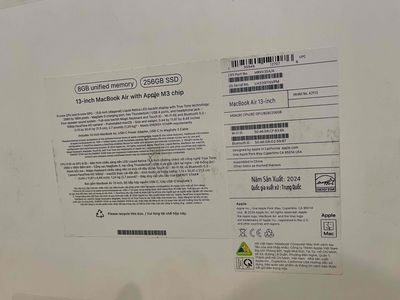 cần bán lại macbook air m3 2024. Mua bán Laptop tại Thành phố Buôn Ma Thuột Đắk Lắk được đăng bởi Mr Hùng
