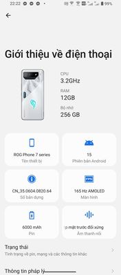 Điện thoại Asus rogphone 7. Mua bán Điện thoại tại Quận Gò Vấp Tp Hồ Chí Minh được đăng bởi chien wuang