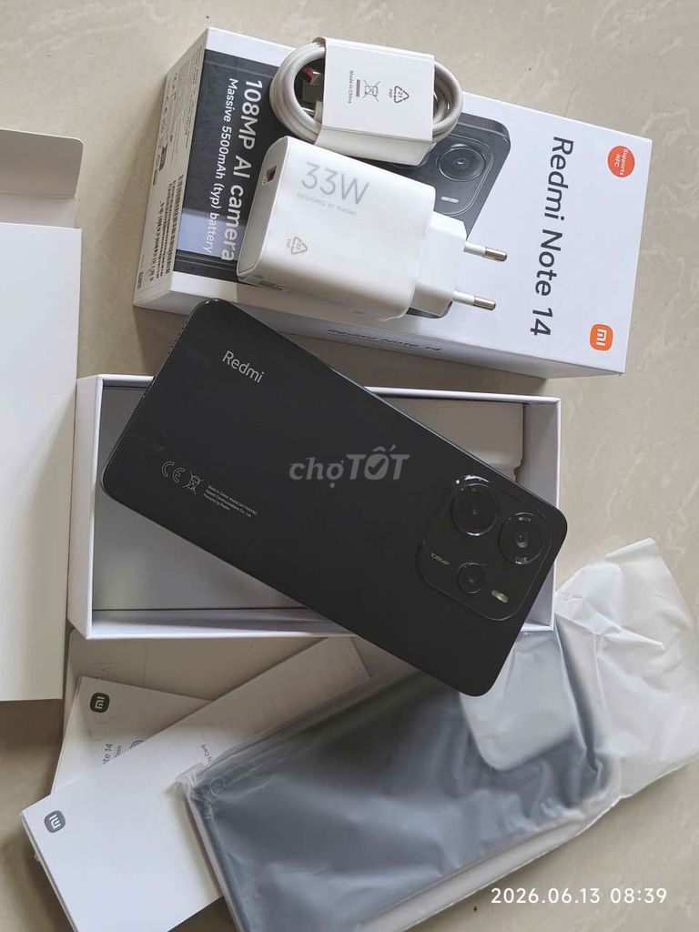Xiaomi Redmi Note 14 8GB/128GB Đen 99% mới. Mua bán Điện thoại tại Quận 7 Tp Hồ Chí Minh được đăng bởi HẢI ĐĂNG hình 1