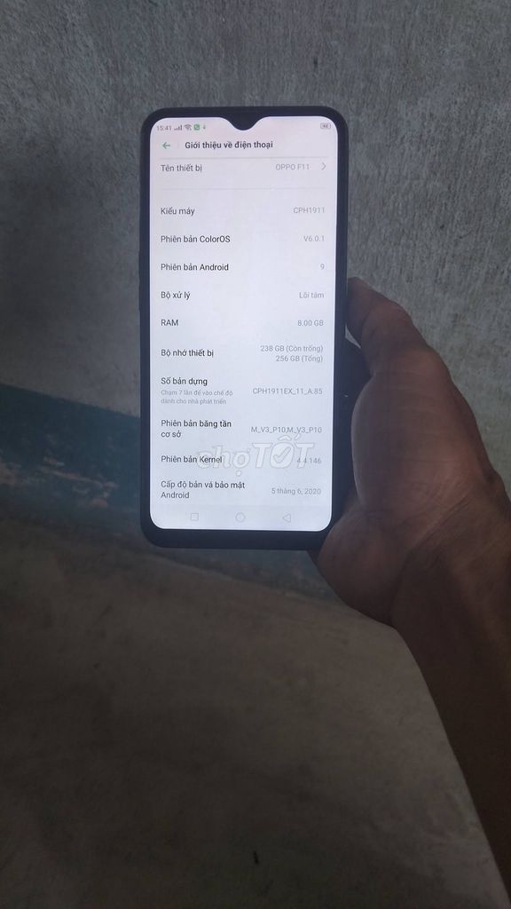 Oppo F11 256GB Đen. Mua bán Điện thoại tại Thành phố Thủ Đức Tp Hồ Chí Minh được đăng bởi Hội Đồ Điện Tử hình 1