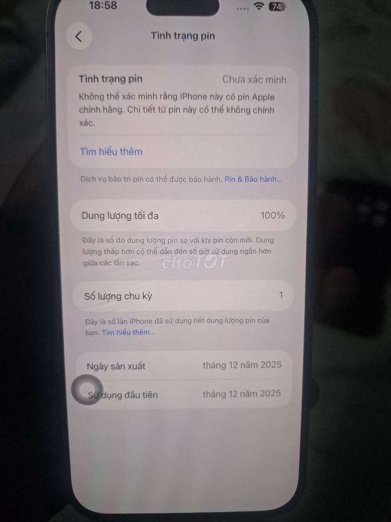 iPhone 16 Pro Max 256GB Vàng. Mua bán Điện thoại tại Huyện Vĩnh Cửu Đồng Nai được đăng bởi Duy khanh hình 1