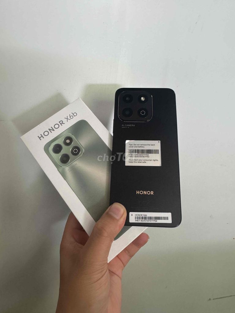 Honor X6b 6GB/128GB fullbox zin đẹp. Mua bán Điện thoại tại Thành phố Buôn Ma Thuột Đắk Lắk được đăng bởi Tiến BMT47 hình 1
