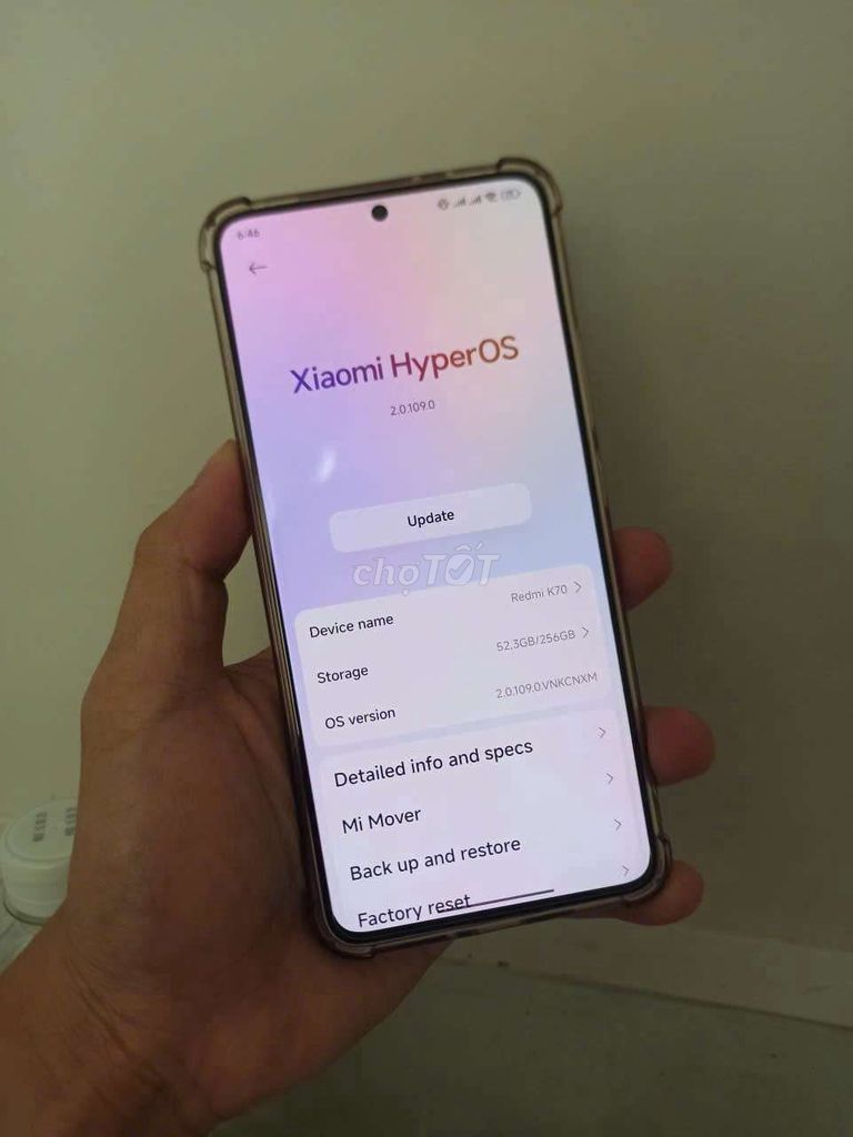 Xiaomi K70 12-256G 98%. BÁN HOẶC GIAO LƯU