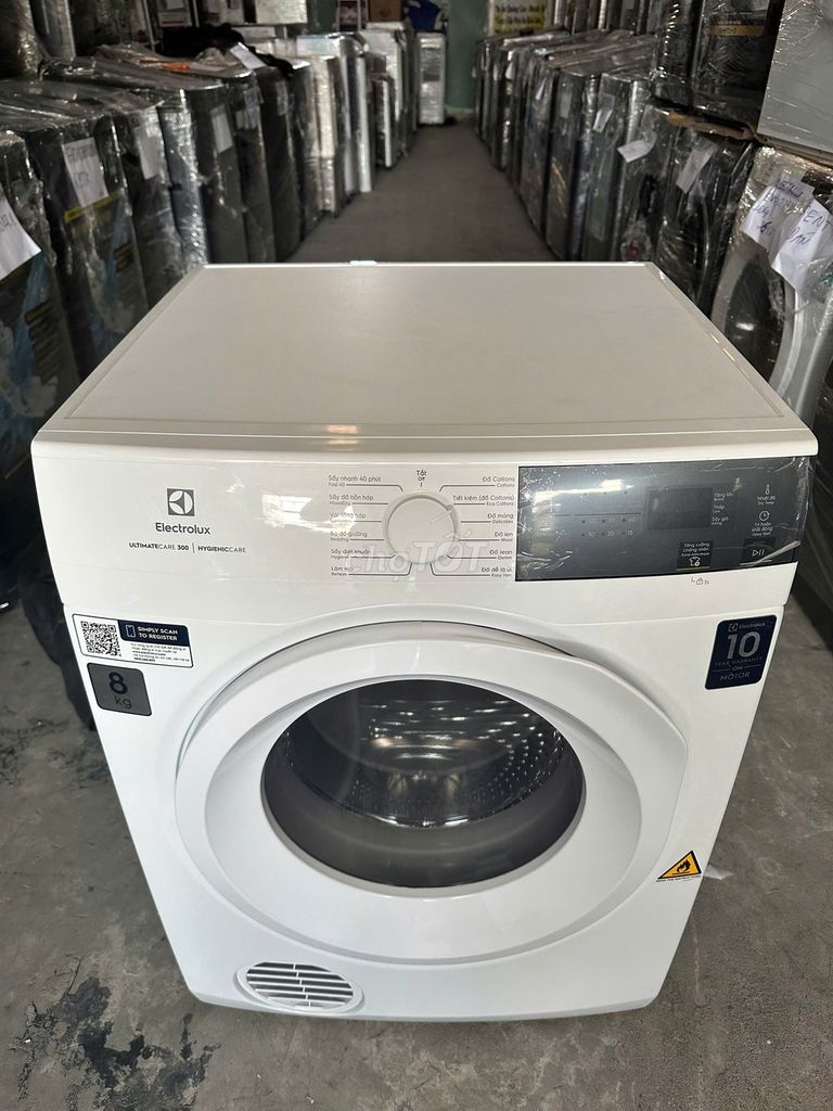 Máy sấy thông hơi Electrolux 8 kg EDV804H3WC. Mua bán Máy giặt tại Quận Gò Vấp Tp Hồ Chí Minh được đăng bởi Điện Máy Giá Kho Miền Nam hình 3