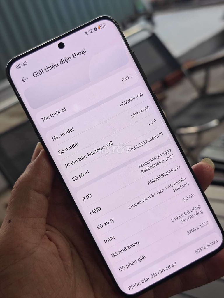 Huawei P60 256GB Đen pin còn 94%. Mua bán Điện thoại tại Quận Bình Tân Tp Hồ Chí Minh được đăng bởi nguyễn sang  hình 1