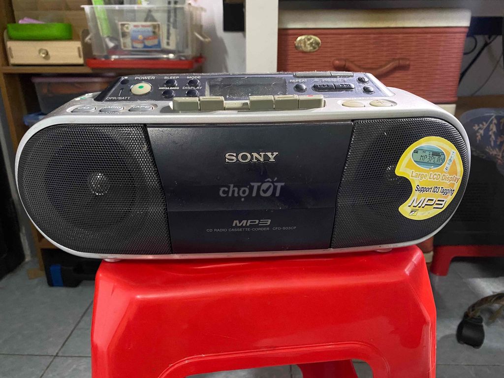 Radio cassette Sony CFD-S03CP. Mua bán Tivi, Âm thanh tại Quận Bình Tân Tp Hồ Chí Minh được đăng bởi Thành Đạt hình 1