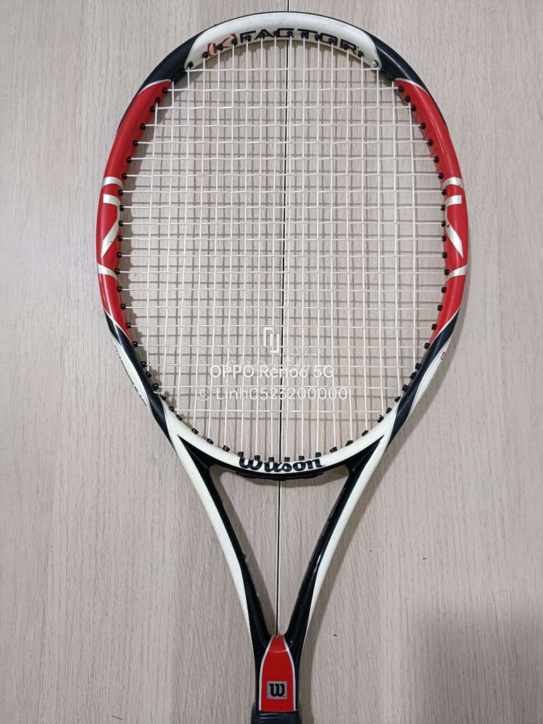 Vợt tennis Wilson Six One Team Factor 289g 95 inch