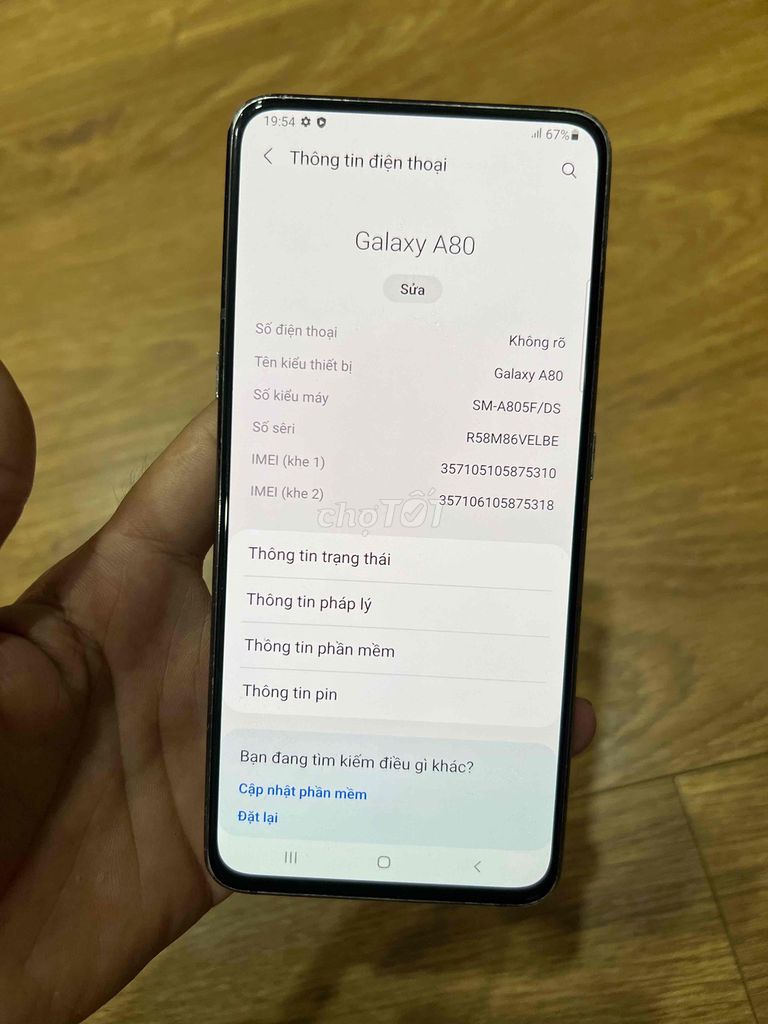 Samsung A80 zin full xấu trãi nghiệm. Mua bán Điện thoại tại Quận Bình Tân Tp Hồ Chí Minh được đăng bởi Mr Zui 18 tuổi rưỡi hình 1