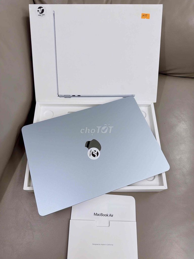 macbook Air M5 13in 16/512Gb Skyblue Openbox new 💯. Mua bán Laptop tại Quận 10 Tp Hồ Chí Minh được đăng bởi Táo Tốt Apple  hình 1