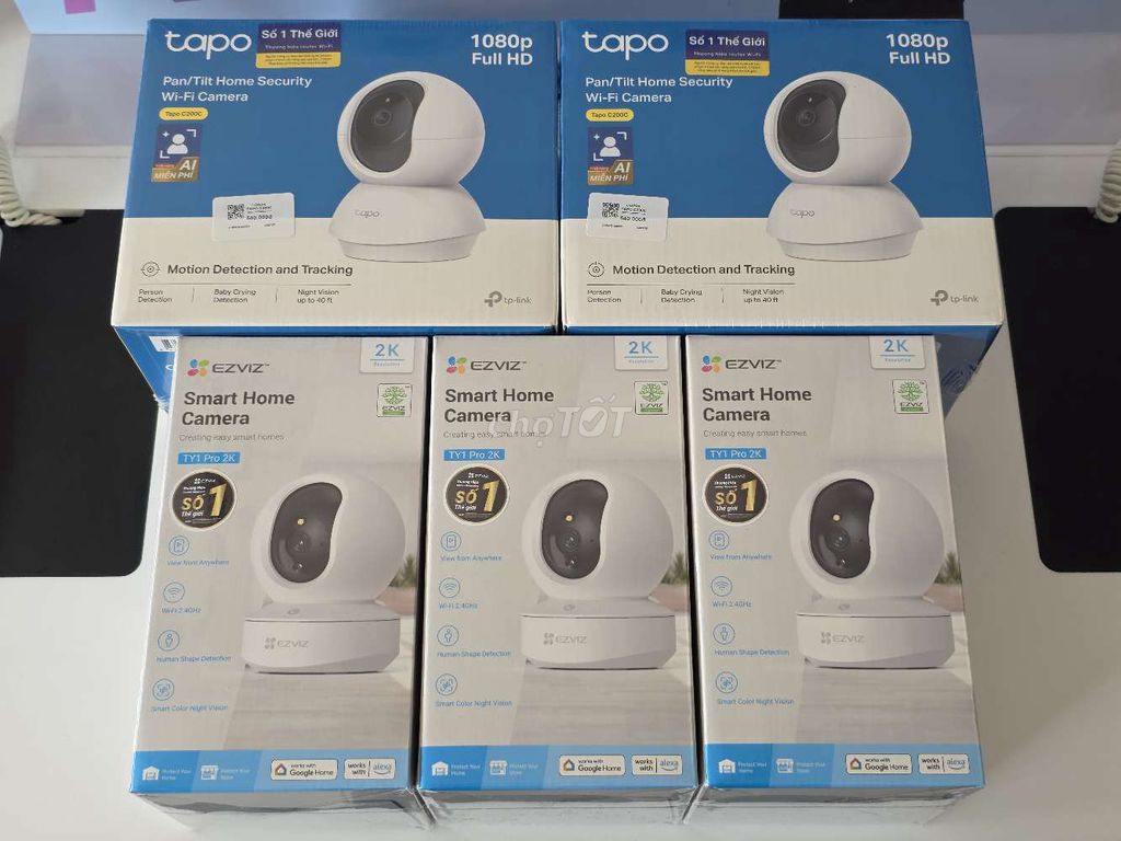 Camera quan sát new seal Eviz / Tapo. Mua bán Máy ảnh, Máy quay tại Quận 8 Tp Hồ Chí Minh được đăng bởi Thanh Tùng hình 1