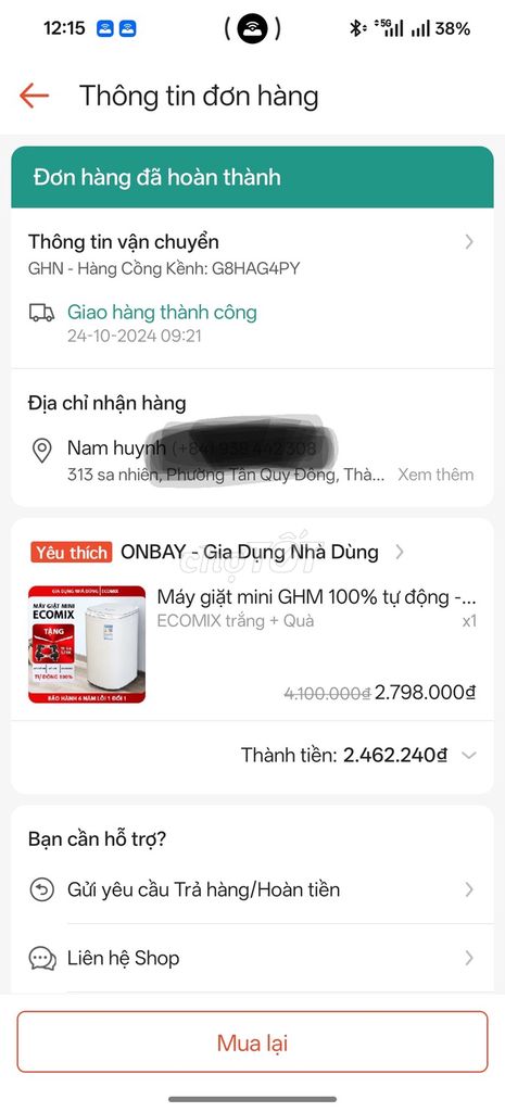 Máy giặt Ecomix GHM 100% tự động. Mua bán Máy giặt tại Thành phố Sa Đéc Đồng Tháp được đăng bởi huỳnh chấn nam hình 1