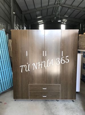 Tủ Quần Aó 4Cánh 1M8X1M6 Bao vận chuyển HCM NEW