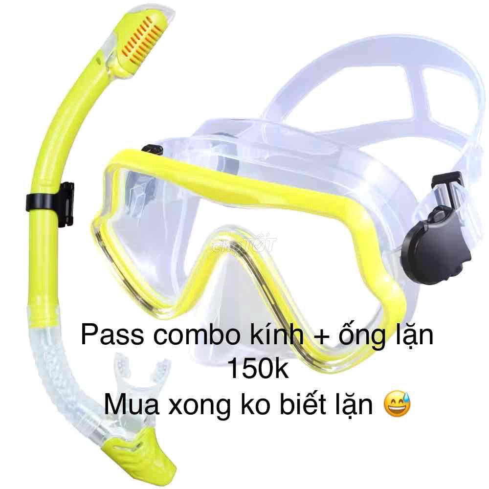 Kính lặn + ống thở