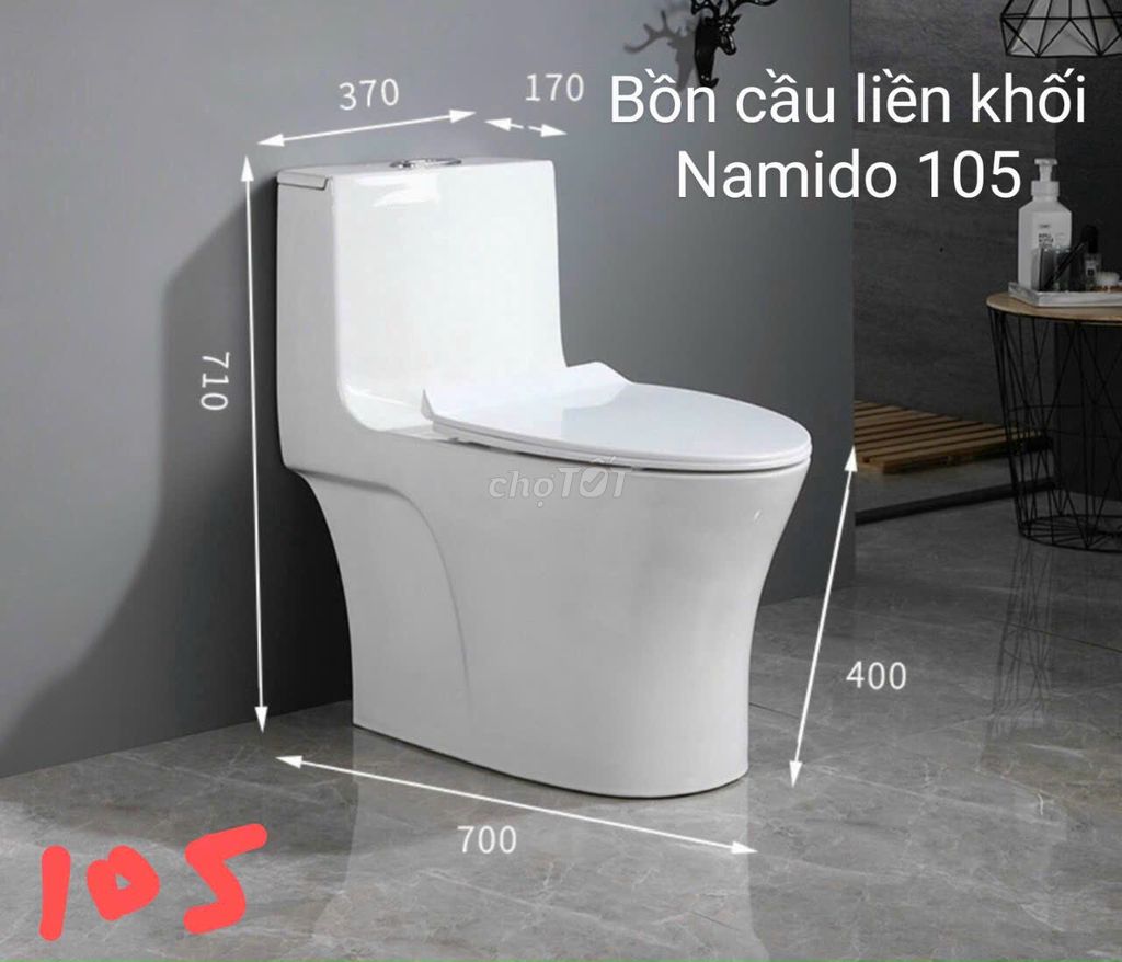 BỒN CẦU LIỀN KHỐI NAMIDO 105