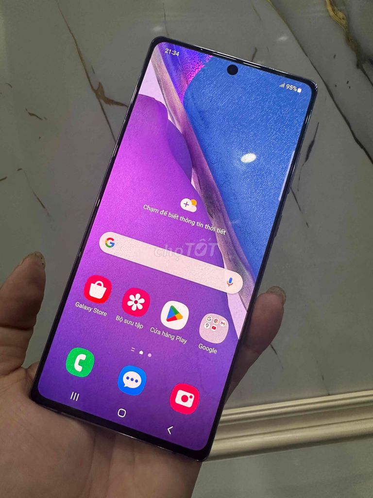 Samsung Note 20 256GB Đã sử dụng Cáp sạc. Mua bán Điện thoại tại Quận 6 Tp Hồ Chí Minh được đăng bởi Thiên Long hình 1