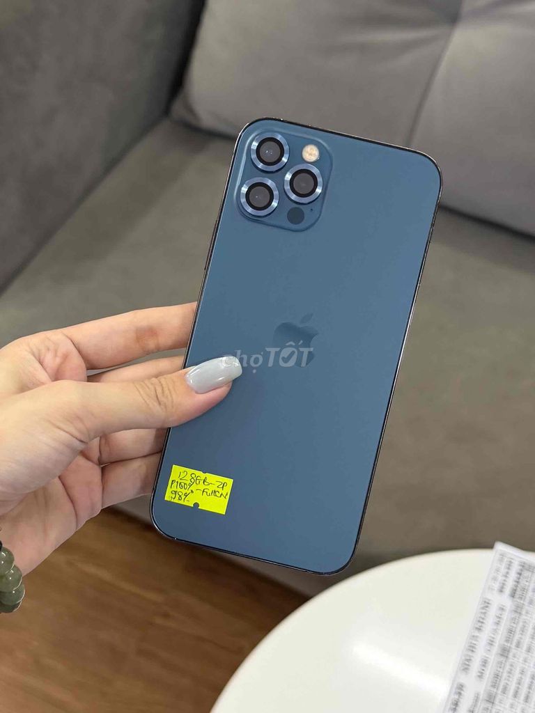 Apple iPhone 12 Pro 128GB Xanh Quốc Tế LikeNew 98%. Mua bán Điện thoại tại Quận 8 Tp Hồ Chí Minh được đăng bởi TRƯỜNG MOBILE  hình 1