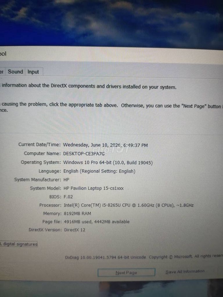 HP Pavilion Laptop 15-cs1xxx i5 gen 8 MX130 Bạc Đã qua sử dụng. Mua bán Laptop tại Quận 1 Tp Hồ Chí Minh được đăng bởi Hội Đồ Điện Tử hình 1