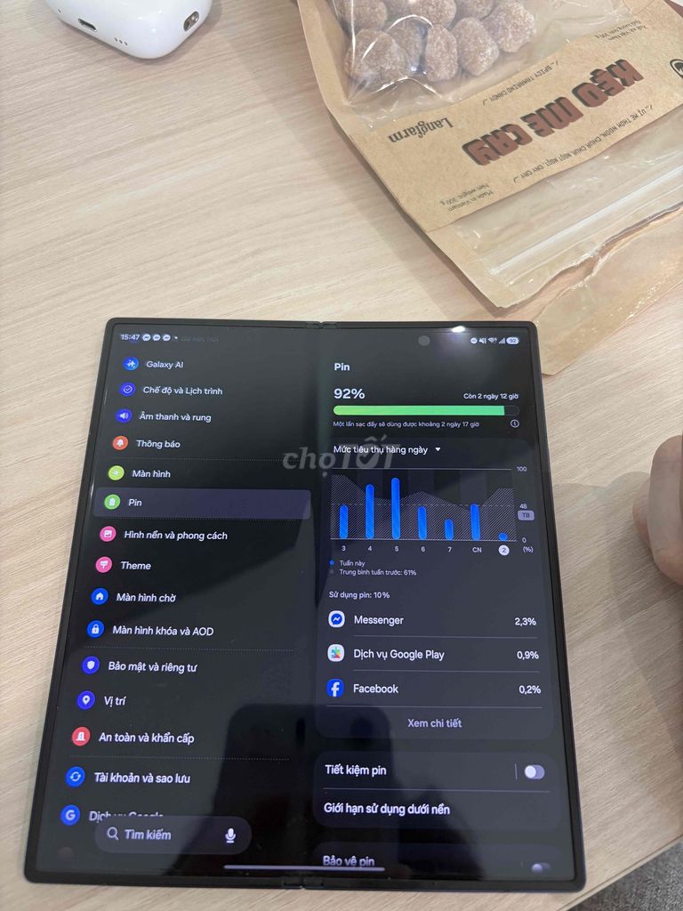 Cần trade Samsung Galaxy Z Fold 6 sang máy gập. Mua bán Điện thoại tại Quận Gò Vấp Tp Hồ Chí Minh được đăng bởi Nguyễn Minh Hải hình 1