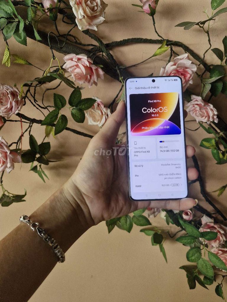 Oppo Find X8 Pro 16GB/512GB Trắng 97% giao lưu. Mua bán Điện thoại tại Thành phố Thuận An Bình Dương được đăng bởi Tên chưa cung cấp hình 1