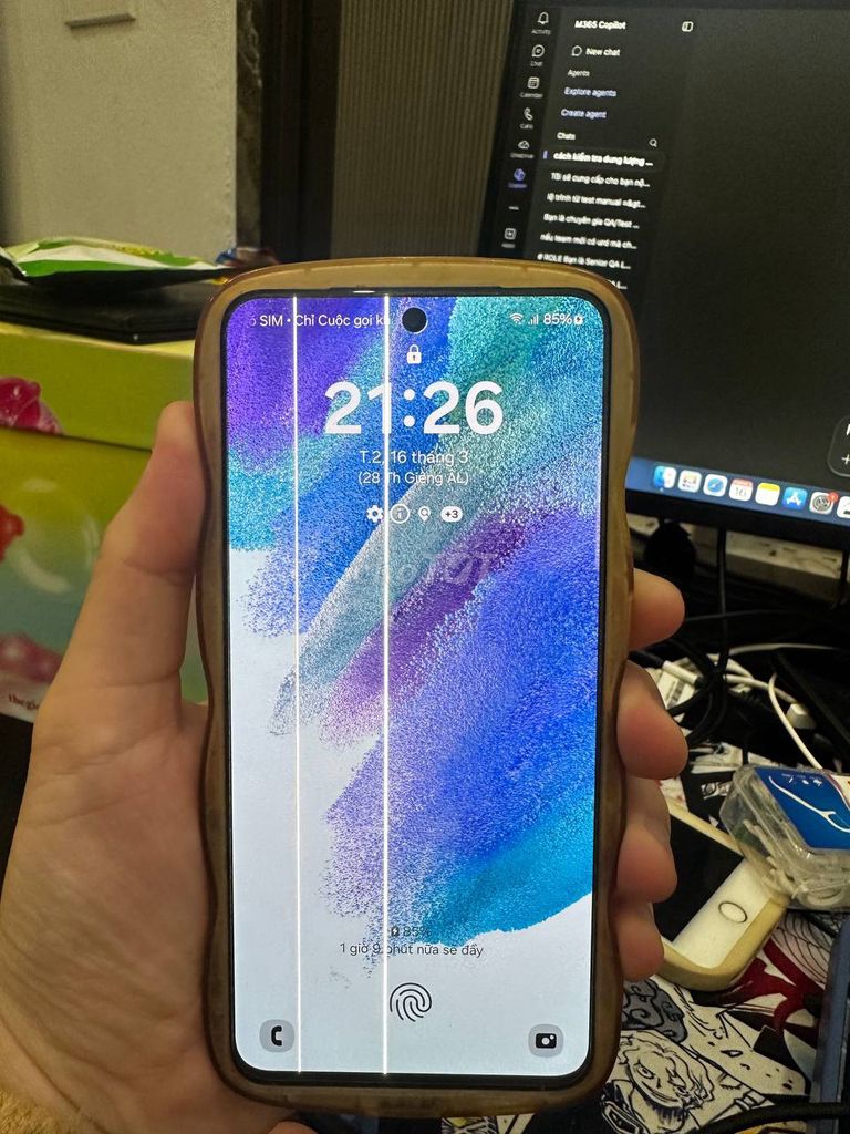 Samsung S21 FE 5G 128GB Sọc màn hình. Mua bán Điện thoại tại Quận Long Biên Hà Nội được đăng bởi Nguyễn hình 1