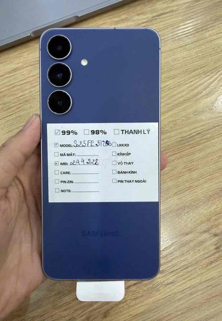 Samsung S25 FE 512GB Xanh 2 sim pin 100. Mua bán Điện thoại tại Quận 3 Tp Hồ Chí Minh được đăng bởi Nam Á Mobile hình 1