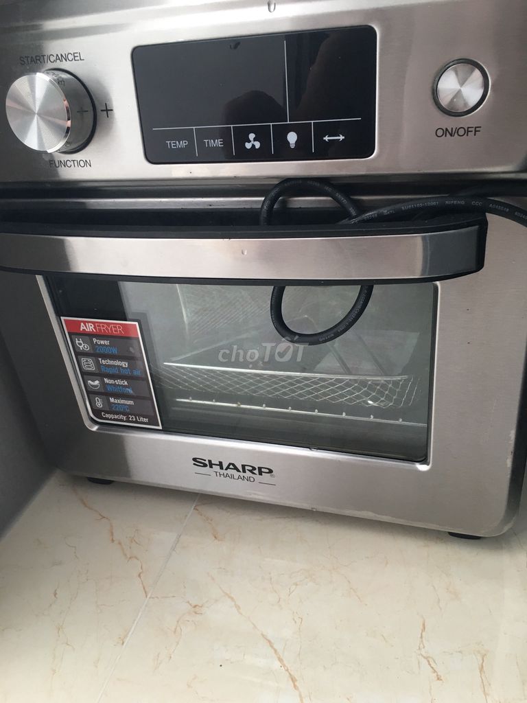 Nồi chiên không dầu Sharp 23 lít Bạc. Mua bán Bếp, lò, đồ điện nhà bếp tại Thành phố Qui Nhơn Bình Định được đăng bởi pham thắng hình 1
