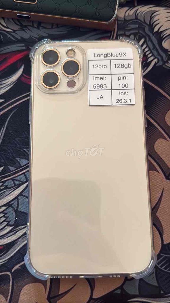 iPhone 12 Pro 128GB Vàng JA. Mua bán Điện thoại tại Quận Cầu Giấy Hà Nội được đăng bởi Long blue 9x hình 1