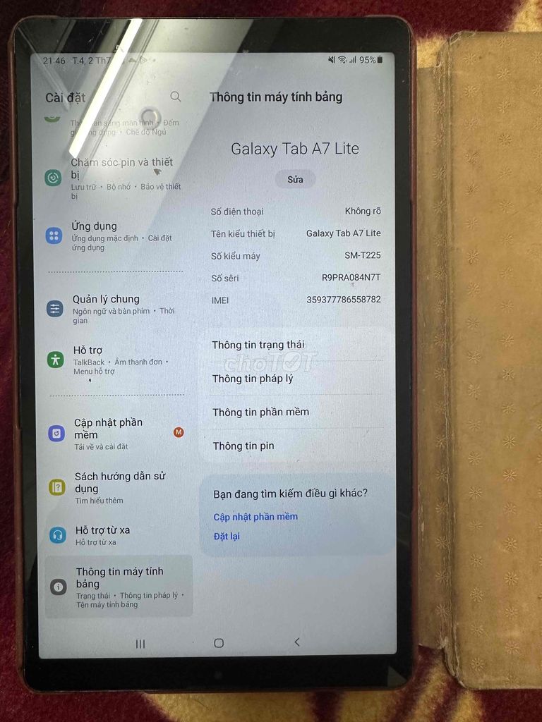Samsung Galaxy Tab A7 - Đã sử dụng