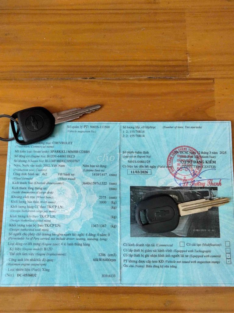 Giá 125 triệu ..Spark 2012 LS 1.2 MT - 90000 km... Mua bán Ô tô tại Thành phố Biên Hòa Đồng Nai được đăng bởi SƠN CAFÊ VÕNG  hình 15