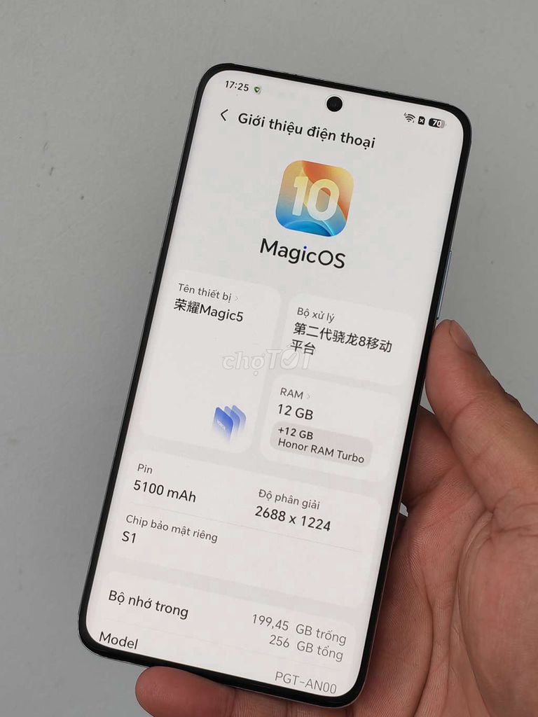 Honor Magic 5 12GB/256GB gl. Mua bán Điện thoại tại Quận Bình Tân Tp Hồ Chí Minh được đăng bởi MR THANH alo hình 1