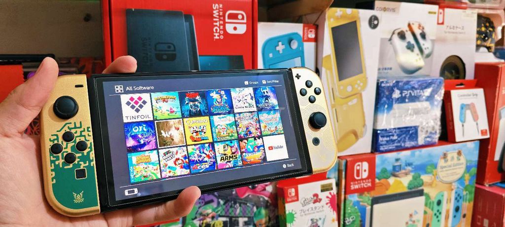 Nintendo Switch OLED 256GB Vàng. Mua bán Thiết bị chơi game tại Quận 3 Tp Hồ Chí Minh được đăng bởi Nguyễn Hoàng Thanh Tiến hình 1