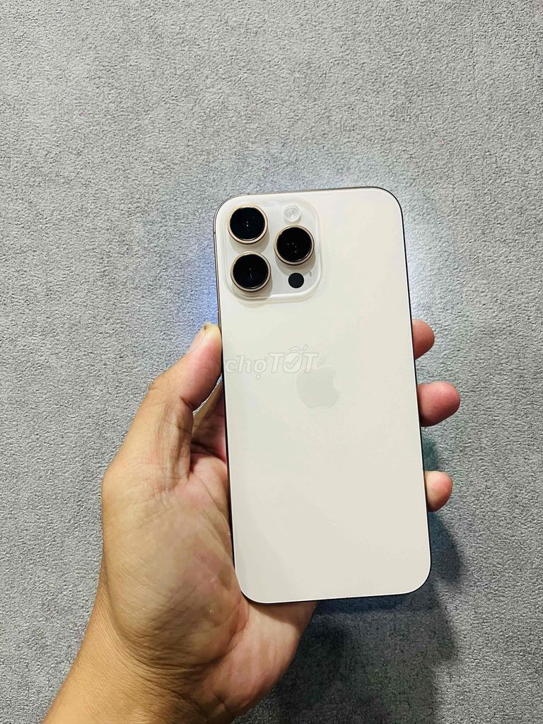 Apple iPhone 16 Pro Max 256GB Vàng Hồng Kông. Mua bán Điện thoại tại Quận Tân Phú Tp Hồ Chí Minh được đăng bởi Cellphone Car hình 1
