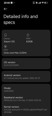 Xiaomi 12S 8/256GB muốn gl máy khác