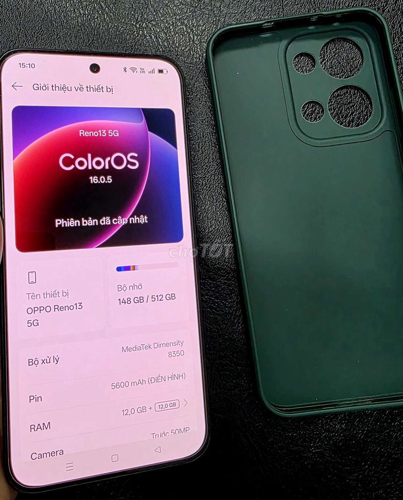 OPPO Reno13 5G Xanh 12GB 512GB Like New. Mua bán Điện thoại tại Thành phố Tây Ninh Tây Ninh được đăng bởi Tâm CH hình 1