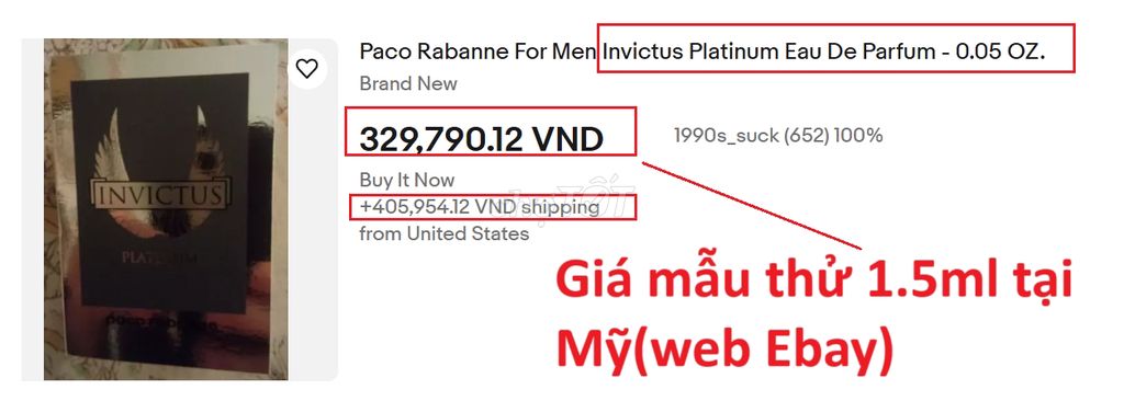 Nước hoa Authentic Mini mẫu hiếm!