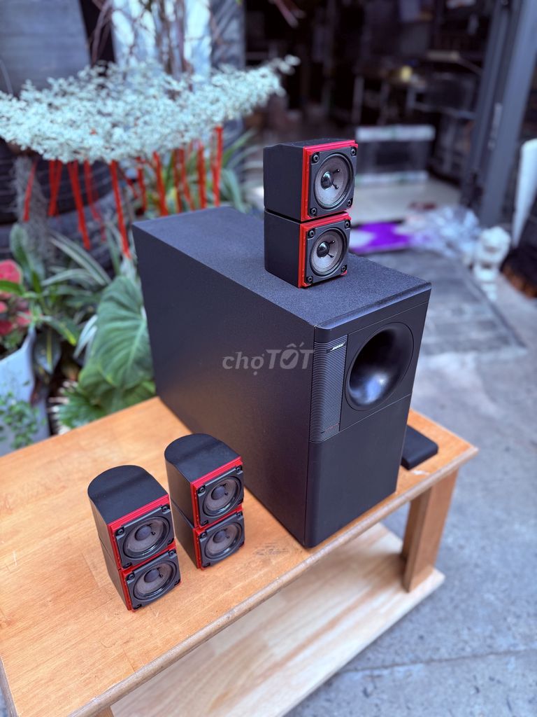Bose AM7 3 cube đôi viền đỏ, màng zin, đẹp 95-96%. Mua bán Tivi, Âm thanh tại Quận Tân Phú Tp Hồ Chí Minh được đăng bởi Âm Thanh Karaoke hình 1