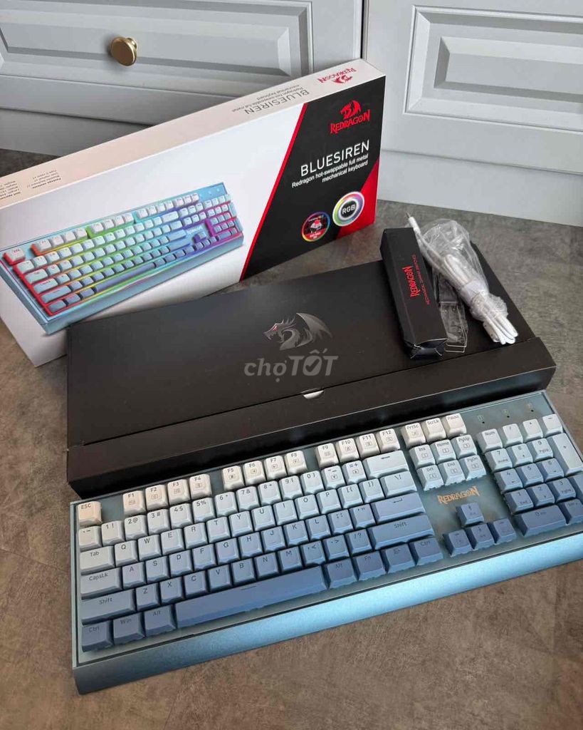 Thanh Lý Bàn Phím Redragon K654 RGB Gaming Keyboar. Mua bán Phụ kiện (Màn hình, Chuột...) tại Quận Bình Thạnh Tp Hồ Chí Minh được đăng bởi Ha Anh hình 1